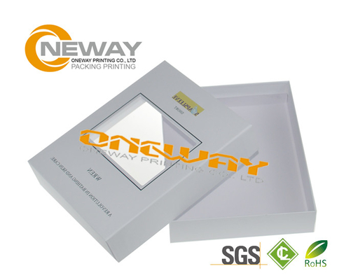 White Decorative Printed Packaging Boxes , Magnetic Close Gift Closure Boxes Wholesale