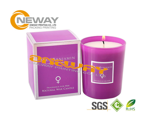 Logo Printed Wholesale Printed Packaging Boxes , Paper Candle Packaging Boxes