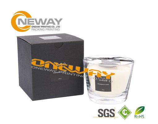 Logo Printed Wholesale Printed Packaging Boxes , Paper Candle Packaging Boxes