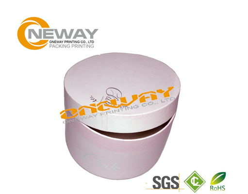 Custom Cylinder Round Rigid Cardboard Flower Gift Delivery Box with Ribbon Supplier