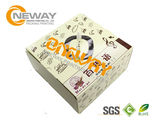 Creative Marble Packaging Paper Custom Food Boxes For Fondant Cake