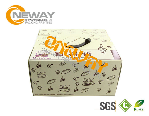 Creative Marble Packaging Paper Custom Food Boxes For Fondant Cake
