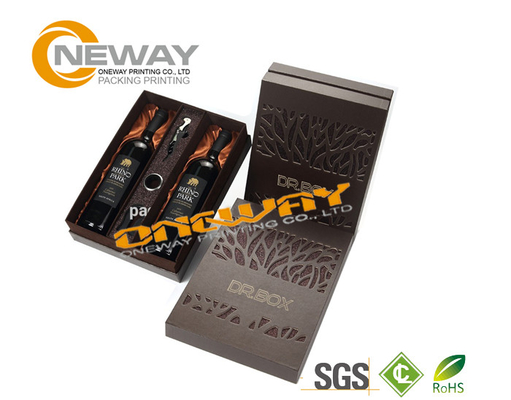 Custom Printed Gift Boxes , Professional OEM Customed Hard Paper Wine/Flower Box