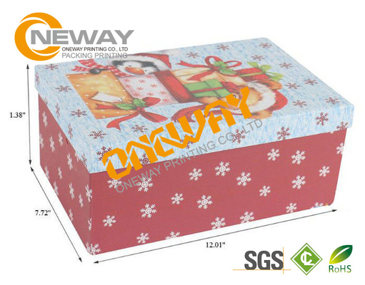 Colorful Printed Custom size Gift Card Boxes For Christmas , CMYK Or Pantone