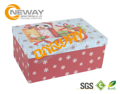 Colorful Printed Custom size Gift Card Boxes For Christmas , CMYK Or Pantone