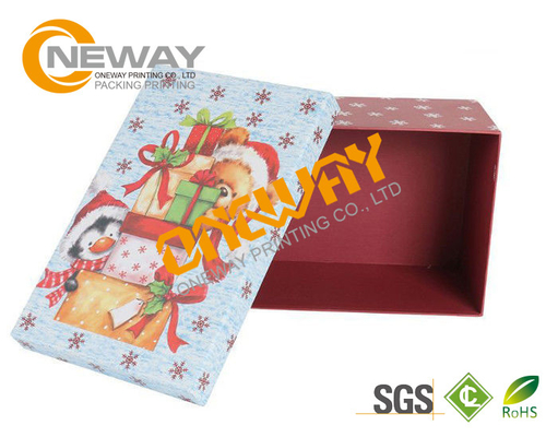 Colorful Printed Custom size Gift Card Boxes For Christmas , CMYK Or Pantone