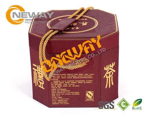Colorful Printed Tea Packaging Boxes / Recycled Gift Wrapping Boxes
