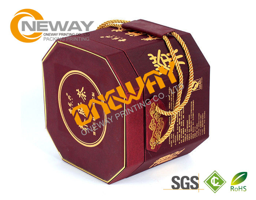 Colorful Printed Tea Packaging Boxes / Recycled Gift Wrapping Boxes