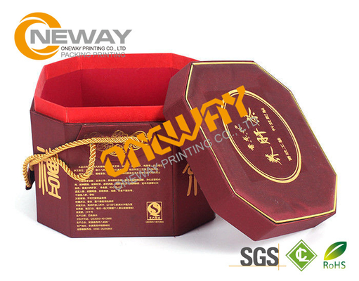 Colorful Printed Tea Packaging Boxes / Recycled Gift Wrapping Boxes