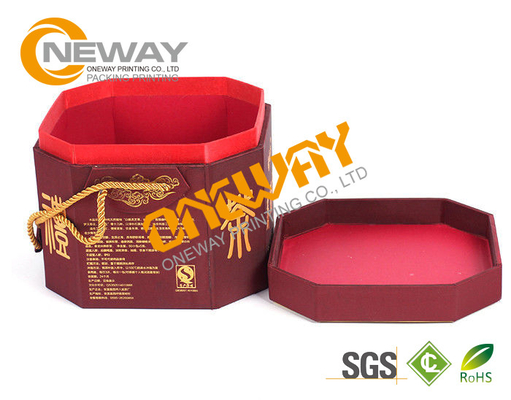 Colorful Printed Tea Packaging Boxes / Recycled Gift Wrapping Boxes