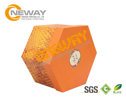 Noel Peace Joy Hope Ornament 12 Pcs Set Custom Printed Gift Boxes Paper Mache Hexagonal Box