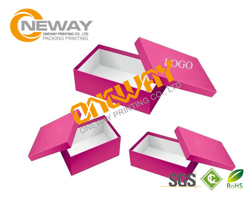 Customized Paper Cardboard Shoe Boxes with Handle Full Color Printing