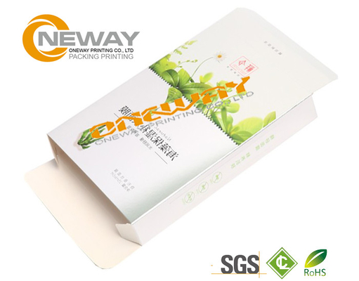 Full Color Luxury Foldable Cosmetic Packaging Boxes Coated Art Paper