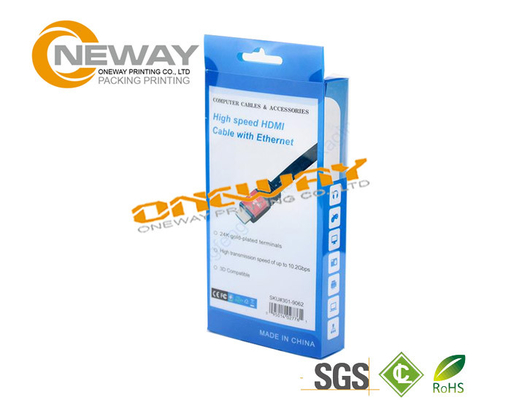 Transparent PVC Custom Packaging Boxes Printed For Electronics