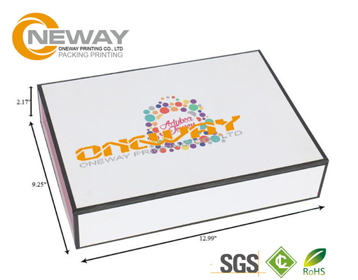 Cardboard Folding Electronics Packaging Boxes Book Shape With Matte Lamination