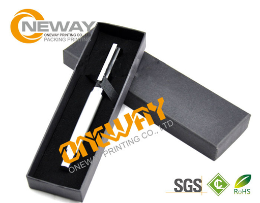 Black Custom Handmade Square Gift Boxes , Book Shaped Gift Rigid Box
