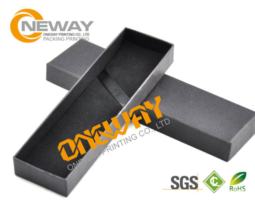 Black Custom Handmade Square Gift Boxes , Book Shaped Gift Rigid Box
