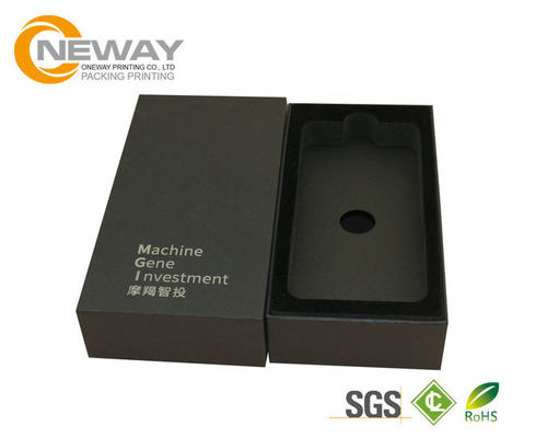 Black Gift Packaging boxes , Premium Design Gift Paper Box with Quality Printing
