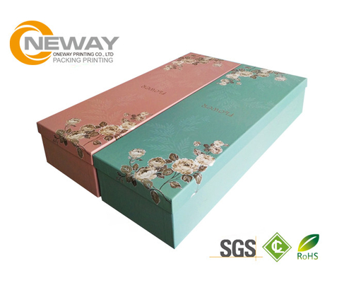 Luxury Custom Printed Gift Boxes With Lids , Square Deluxe Rigid Paper Boxes