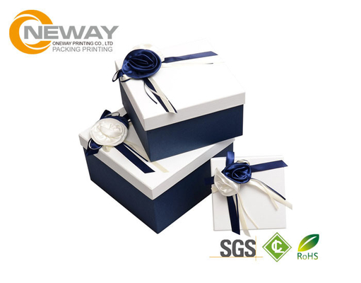 Rose Printed Wedding Flower Packing Boxes Flower Paper Box for Gift Basket