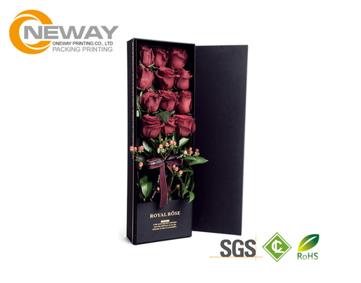Flower Gift Box Craft Kraft Brown Cardboard Square Floral Packaging Boxes for Rose