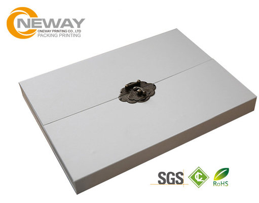 Flower Gift Box Tuck Top White Corrugated Flower Paper Box For New Year'S Gift