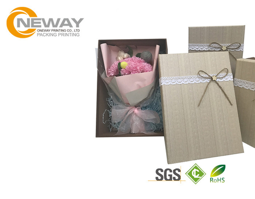 Flower Gift Box Popular Luxury Packaging Square Flower Paper Box Black Hat Shape