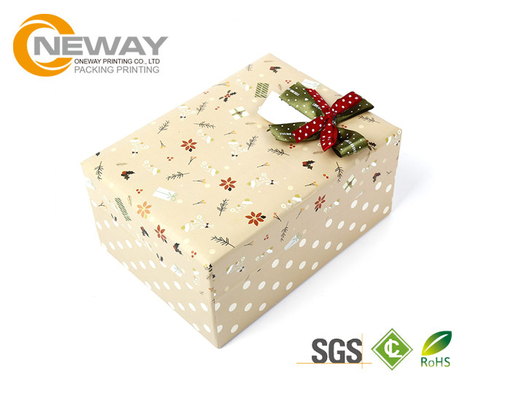 Flower Gift Box Glossy Lamination Flower Paper Box Square with Special Art Paper