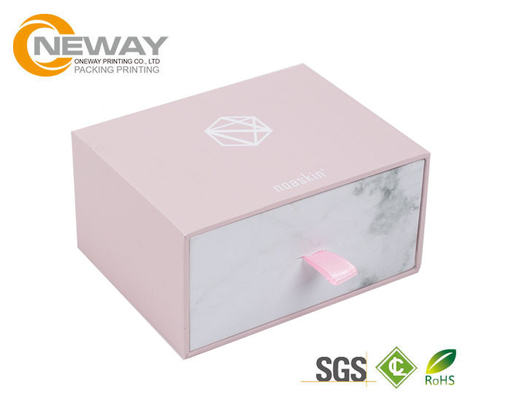 Decorative Delicate Carton Empty Flower Gift Box Baskets With Colored Ribbons