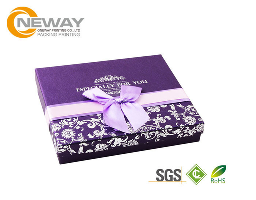Square Wedding Chocolate Gift Wrapping Boxes , Biodegradable Gift Packaging Boxes