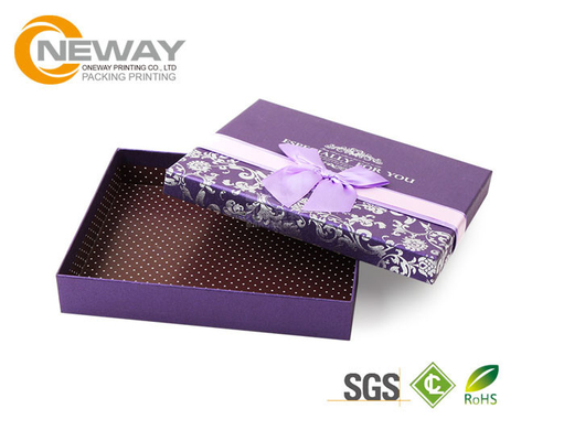 Square Wedding Chocolate Gift Wrapping Boxes , Biodegradable Gift Packaging Boxes