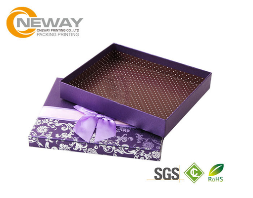 Square Wedding Chocolate Gift Wrapping Boxes , Biodegradable Gift Packaging Boxes