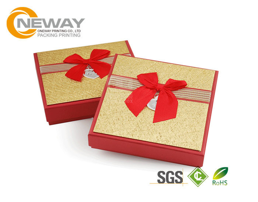 Luxury Full Color Elegant Square Flower Paper Box , Rigid Cardboard Box for Celebration