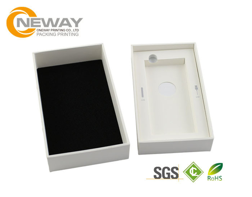 Retail Electronics Packaging Boxes , Products Rigid Cardboard Paper Gift Box