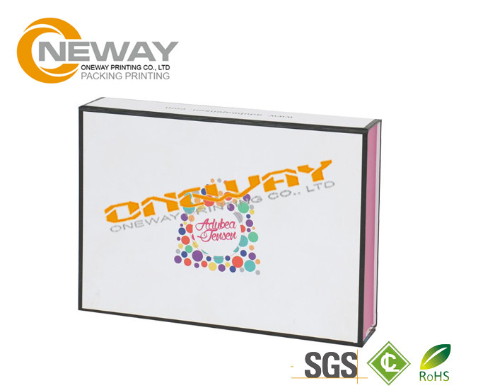 Cardboard Folding Electronics Packaging Boxes Book Shape With Matte Lamination
