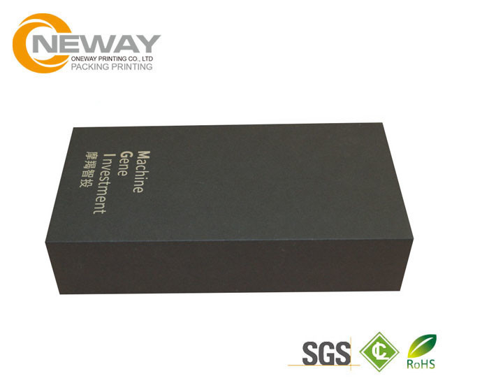 Black Gift Packaging boxes , Premium Design Gift Paper Box with Quality Printing