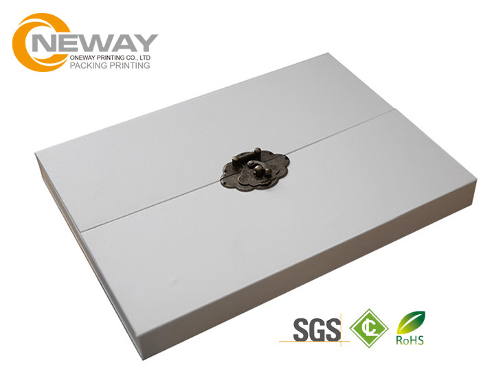 Flower Gift Box Tuck Top White Corrugated Flower Paper Box For New Year'S Gift