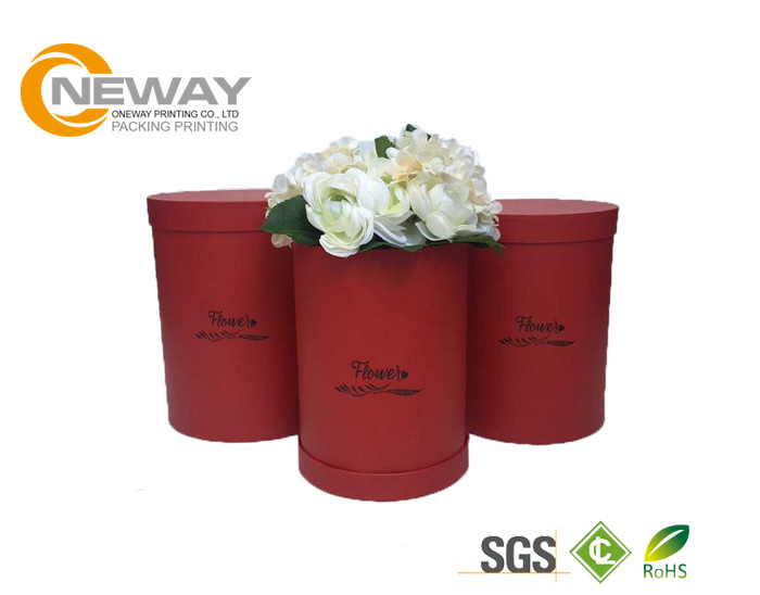 Folding Rose Printed Wedding Flower Bouquet Delivery Boxes For Gift Basket
