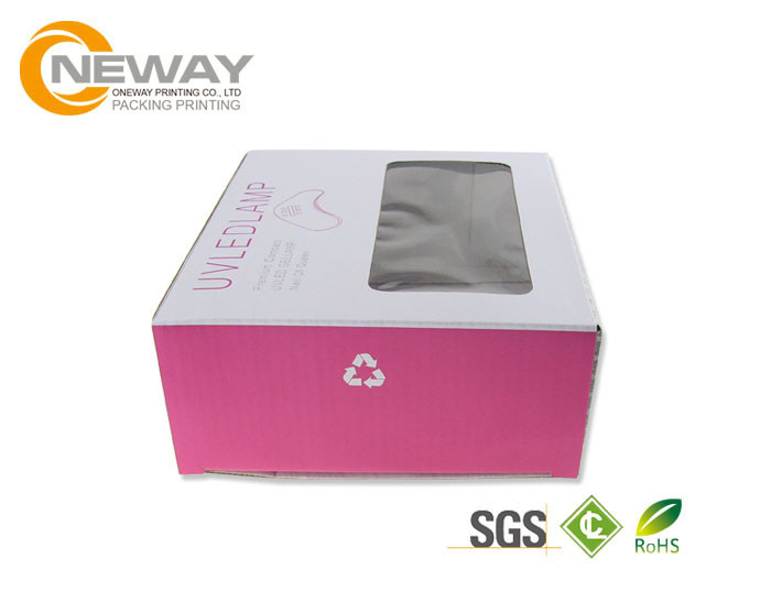 Superior Art Paper Electronics Packaging Boxes with Window , All Sizes Available